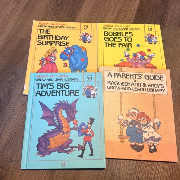 Complete Raggedy Ann & Andy's Grow & Learn Library Hardcover Books Set 1-20 1988 - Picture 10 of 14
